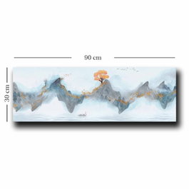 Wallity Cuadro Decorativo en Lienzo 30x90 cm 3090NISC-007